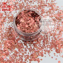 Tcb088-r321 Mix Dot круглой формы узор блеск для ногтей, гель для ногтей, лак для ногтей макияж и DIY украшения