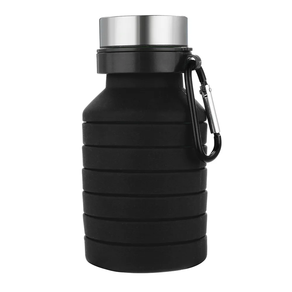 

1x Silicone Folding Portable Travel Outdoor Sports Retractable Cups Telescopic Feb 12 p30 Water Dispenser Water Pump for Bottle