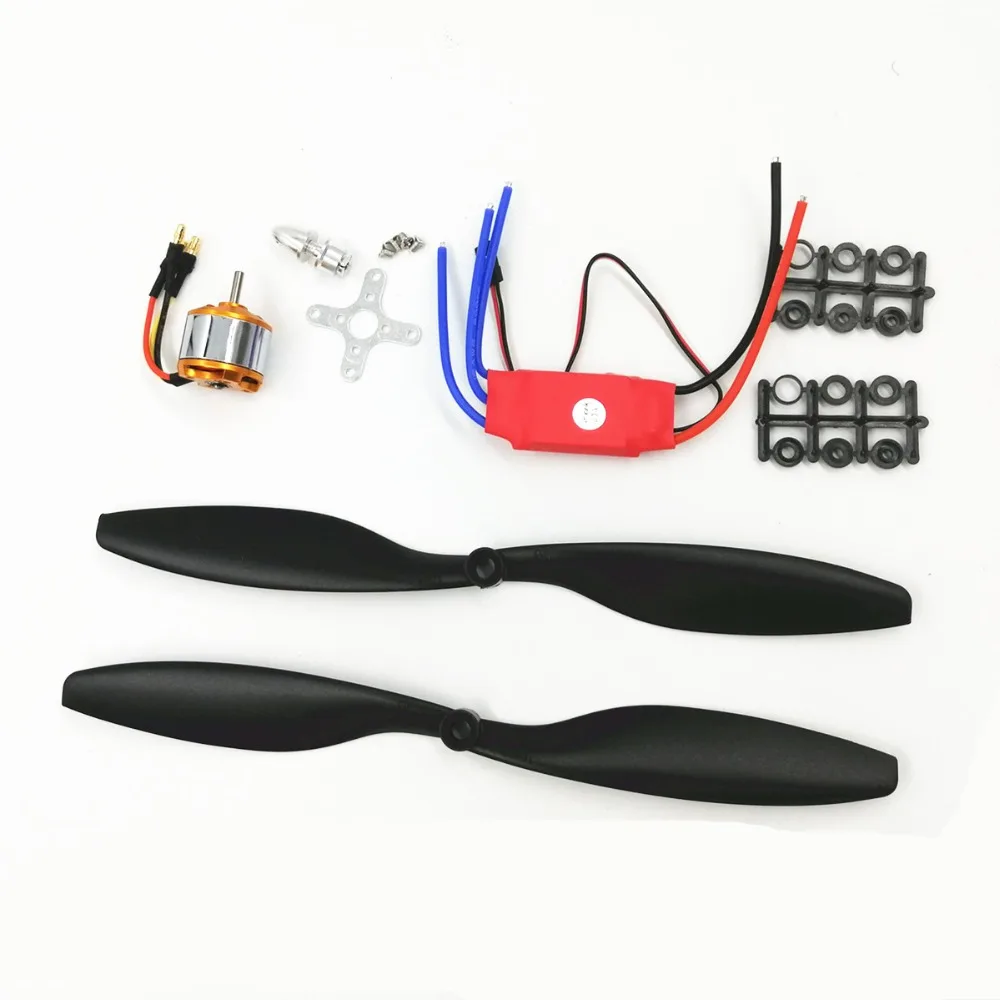 Бесщеточный роторный двигатель A2212 1000KV 2200 + SimonK 30A ESC 1045 пропеллер (1 пара) комплект