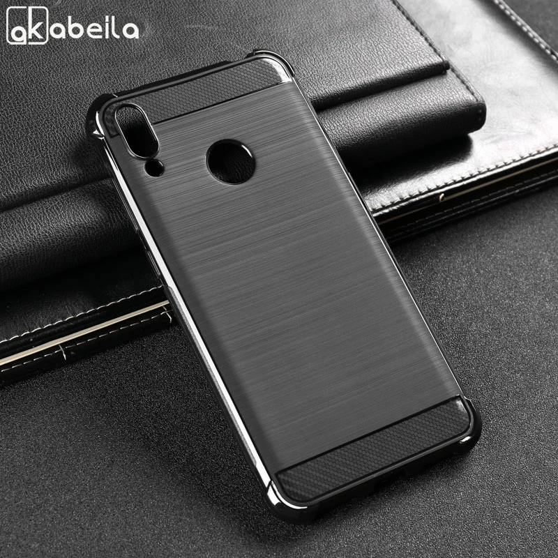 

Akabeila For Samsung Galaxy M20 Case Soft Silicone Brushed Carbon Fiber Cover For Samsung Galaxy M10 Rugged Armor Phone Cases