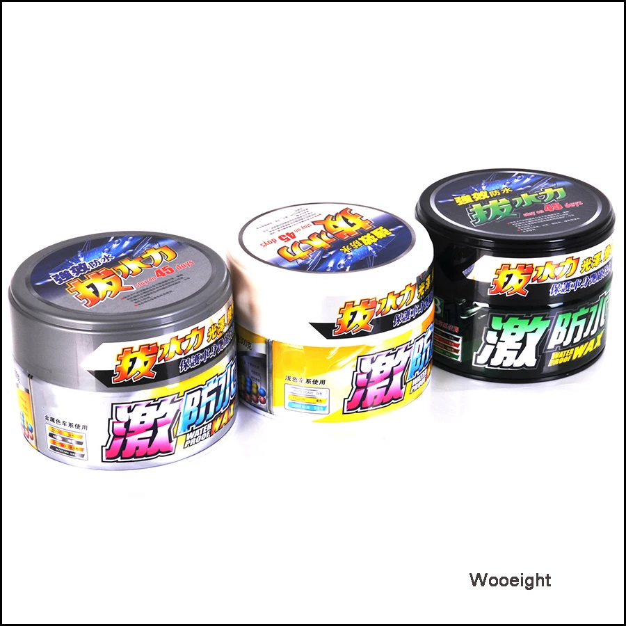 Car Polishing Waterproof  Paste Paint Care Hard Wax For Light Color Car White Yellow Light Bule Metal Color Gold Dark Car (10)