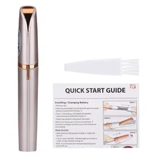 Электрический триммер для бровей, триммер для бровей, ручка для удаления бровей, бритва, безболезненный персональный уход за лицом, мгновенное удаление волос, бритвенный инструмент