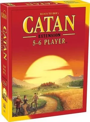 

Catan Board Game: Trade Build Settle 5.0 Version / 5-6 Player Extension pack in Plastic Parts / Wooden Parts