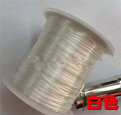 

NEW Trendy Stretchy Elastic Threads Cords White DIY Beads Crystal Threads Wire Cords Jewelry Findings 0.8mm 10Meters Whsle Price
