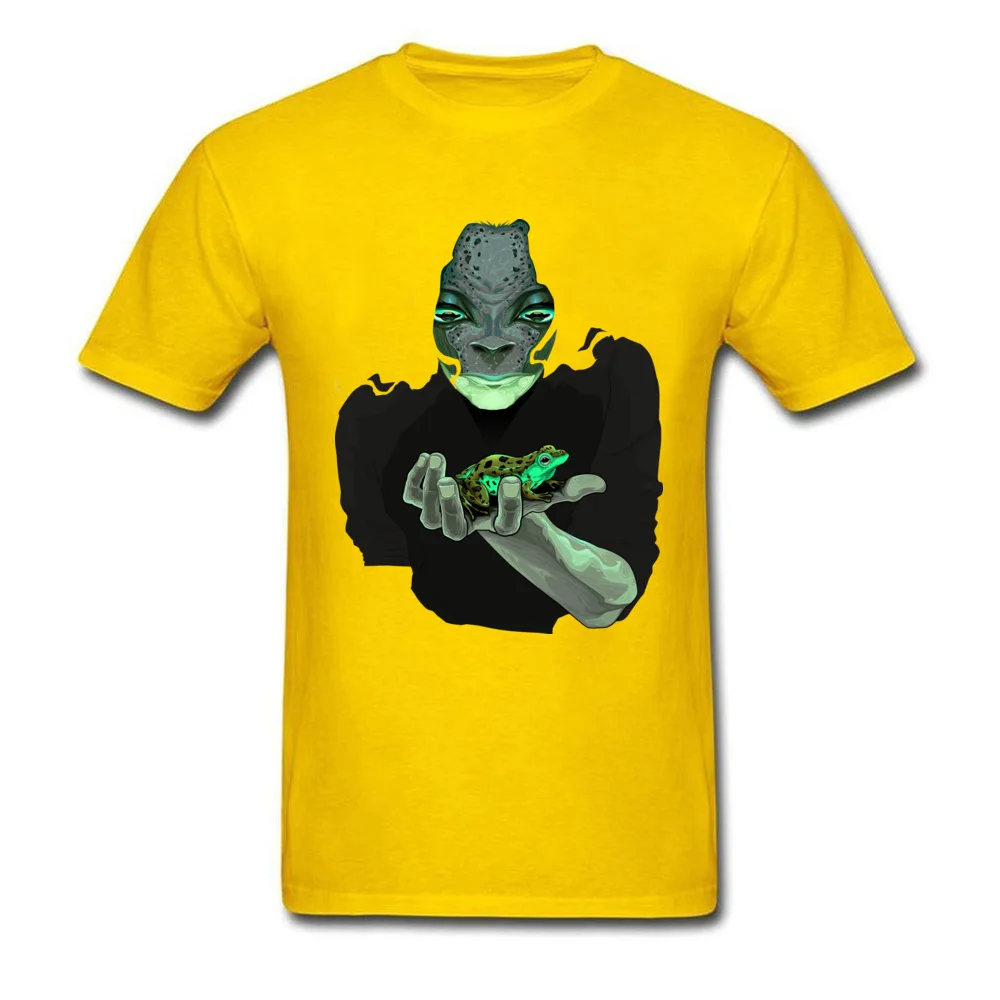 META MORFA Tees New Coming Crewneck Normal Short Sleeve Cotton Fabric Men's Top T-shirts Custom Sweatshirts Top Quality META MORFA yellow