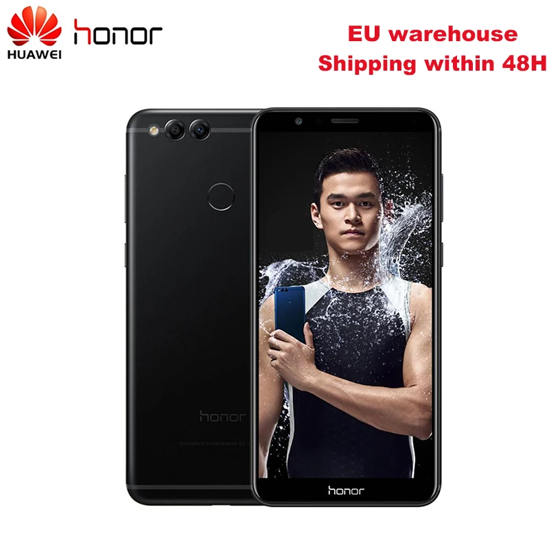 

HUAWEI Honor 7X 5.93'' 4G Phablet Full Screen Octa Core 2.4GHz 4GB RAM 32GB ROM Dual Rear Cameras 16MP Android 7.0 Smartphone