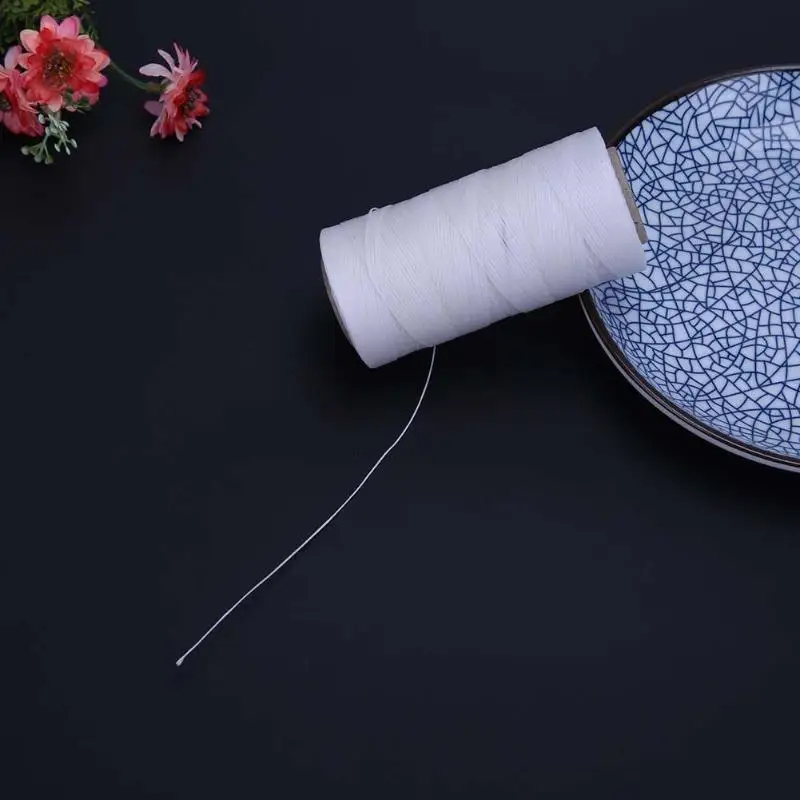 Sewing Waxed Sewing Threads 150D/16 Craft Repair Shoes Sewing Tools Flat Durable Strong Bounded Nylon Leather Sewing Thread