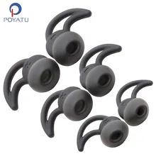 Poyatu silicone gel dicas de orelha para bose qc30 soundsport fone ouvido sem fio fones substituição silicone dicas