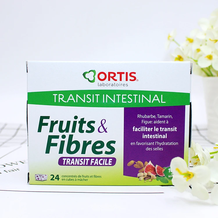 

ORTIS FRUITS & FIBRES cubes Packs of 24 chewable fruit cubes REDUCED
