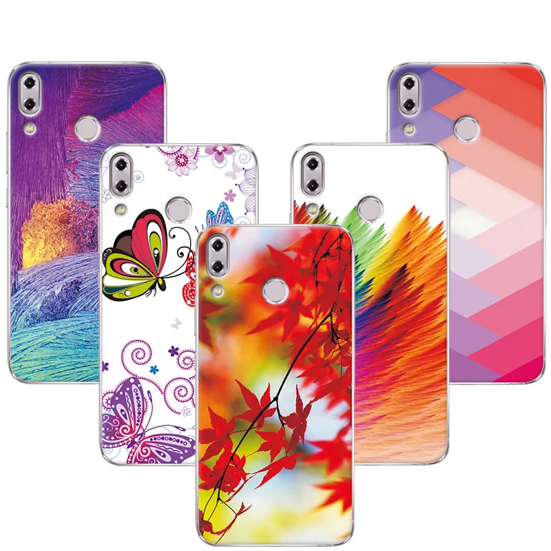 

adlucky Case Cover For Asus ZenFone 5z ZS620KL Soft TPU Exotic Painted Phone Case Cover For Zenfone 5 2018 ZE620KL ASUS_X00QD