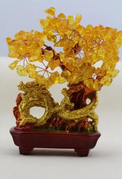 natural crystal craft tree the lucky feng shui tree as the mascot bring in wealth and