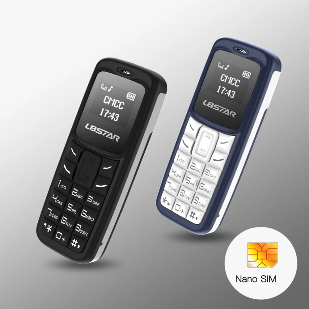 L8STAR BM30 هاتف مصغر SIM + TF بطاقة مقفلة الهاتف المحمول GSM 2G/3G/4G سماعة بلوتوث لاسلكية المسجل سماعة المحمول مع Mp3