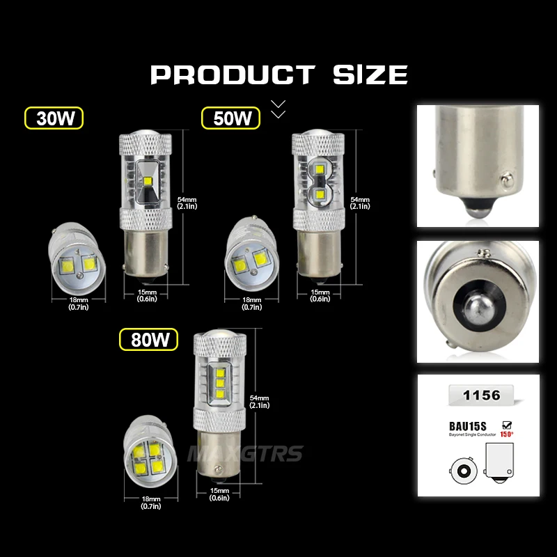 2 шт. светодиодные лампы для дневных ходовых огней 30 80 Вт|bulb led|bulb creebulb led light |