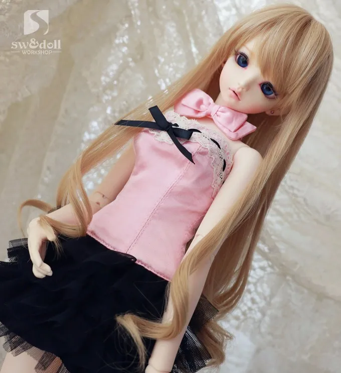 Модное кружевное платье с вуалью для Bjd 1/3 кукла/шарнирная Кукла SD Одежда для куклы