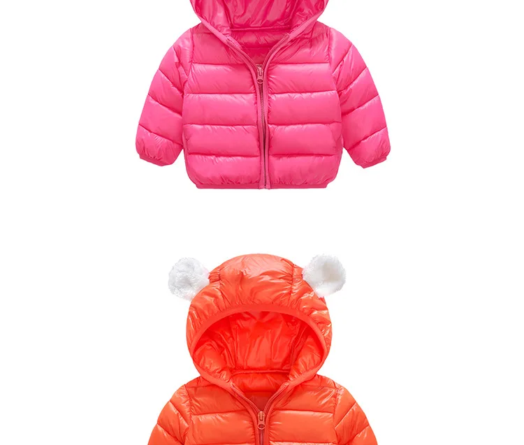 Unini-yun/куртки для девочек; Верхняя одежда для девочек; пальто; плотные парки с длинными рукавами для маленьких мальчиков; теплая хлопковая одежда для детей