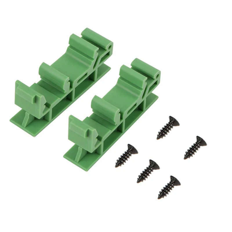 

Durable 10sets 35mm PCB DIN C45 Rail Adapter Circuit Board Bracket Holder Carrier Home Garden Supplies