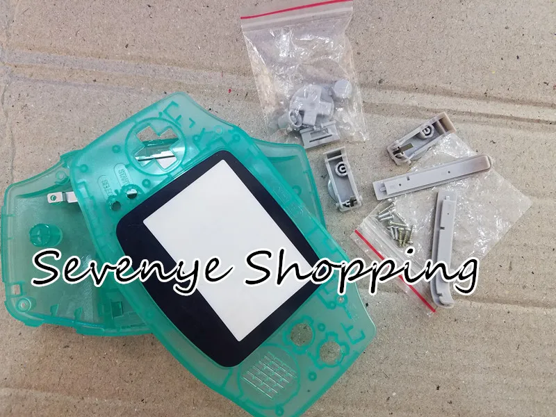 Ночной подсветкой В виде ракушки Корпус для Gameboy Advance для GBA GBC GBP ночь освещенные В виде ракушки чехол