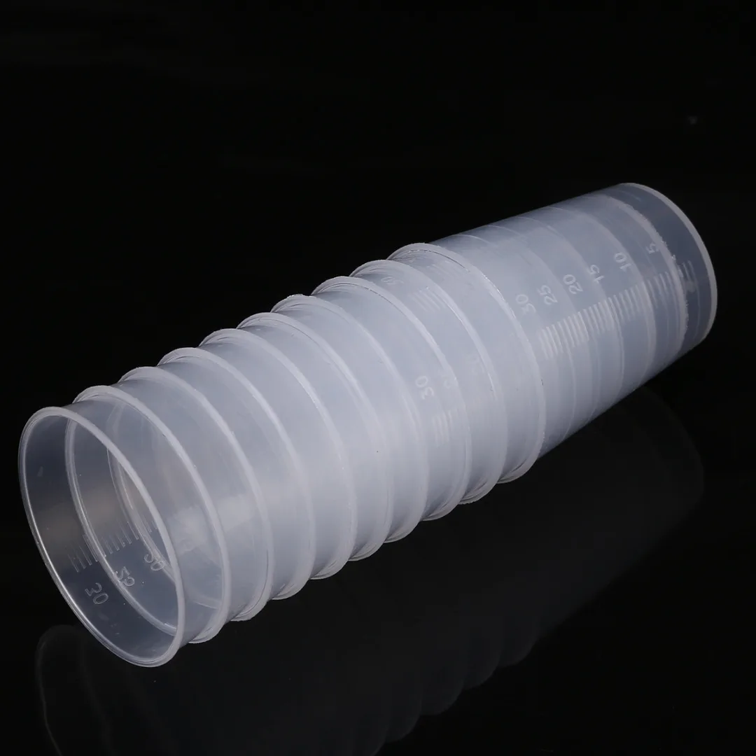 10pcs/50pcs/100pcs 30ml Transparent Plastic Measuring Cups Laboratory Kitchen Disposable Liquid Measure Pot Container