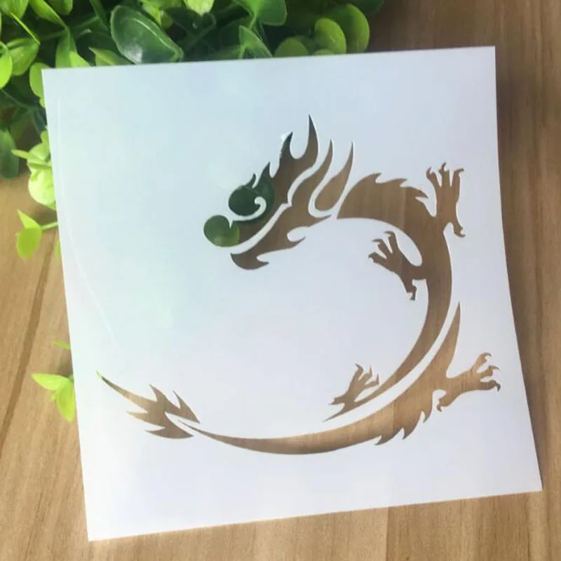 

Stencil Openwork Chinese Dragon Layering Stencils For Wall Painting Scrapbooking Stamping Album Decorative Embossing Template