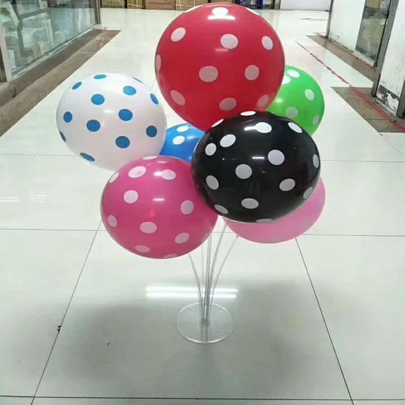  40sets/lot Centerpiece Table Balloon Stand Balloon Column Base Set Wedding Party Decoration Balloon