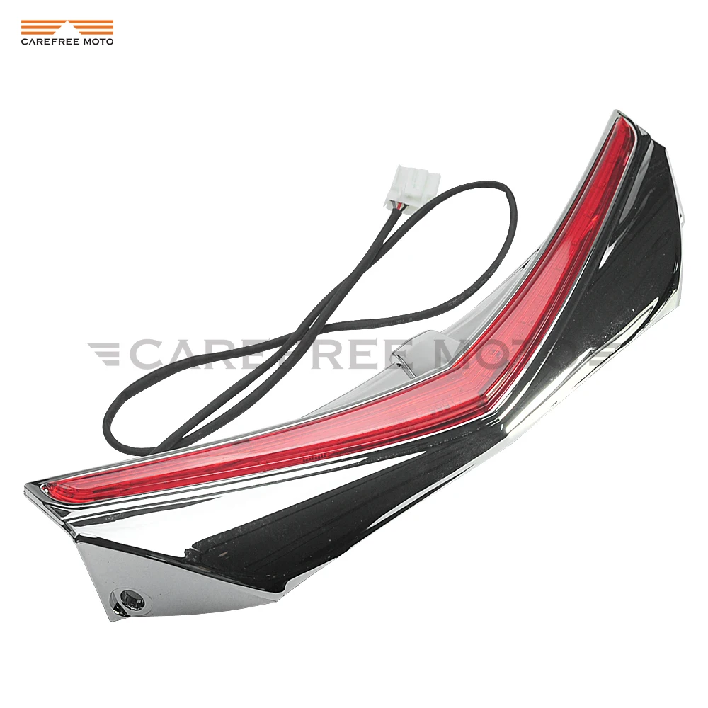 

1 Pcs LED Chrome Motorcycle Rear Fender Tip Light Motor tail Lights case for Honda GL1800 GoldWing F6B 2012 2013 2014 2015 2016