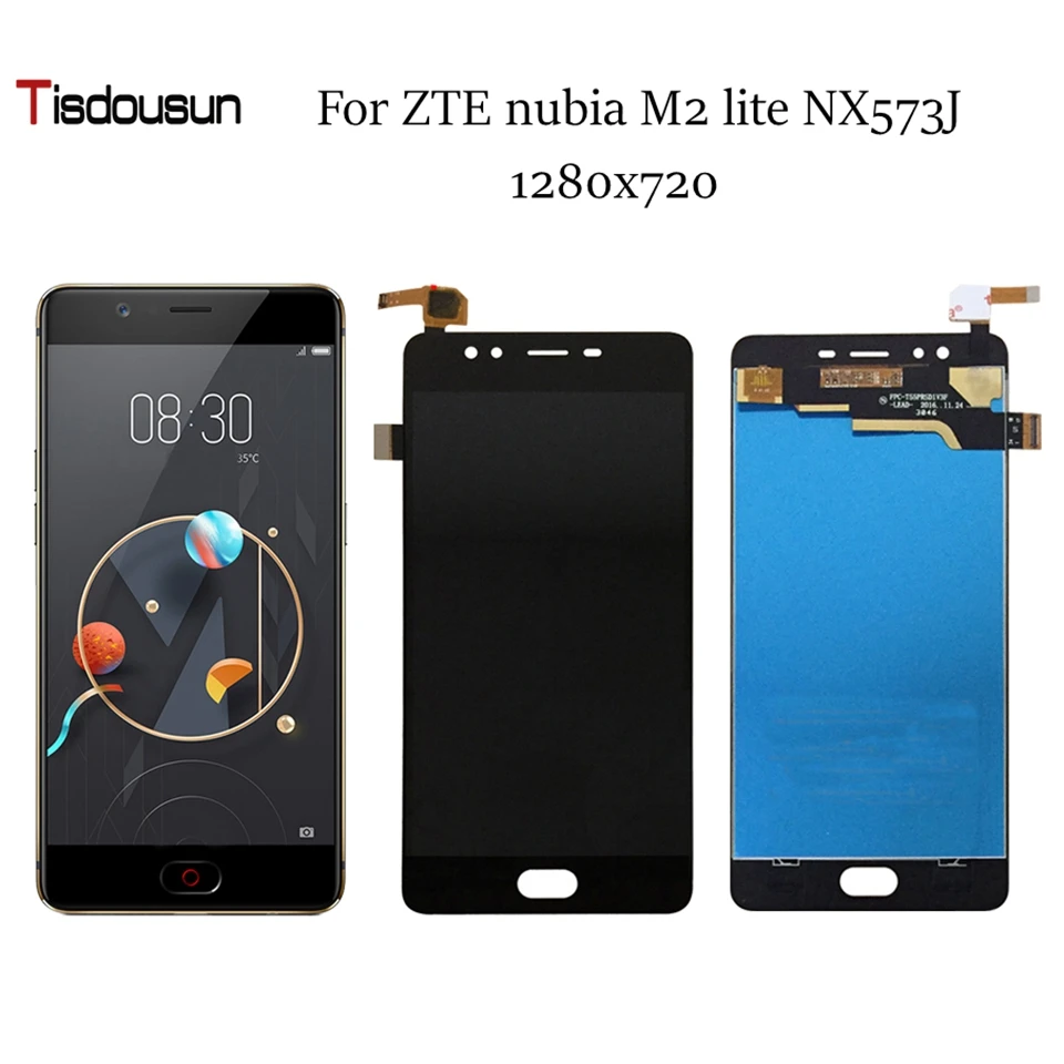 5 &quotдля ZTE nubia M2 lite ЖК дисплей + кодирующий преобразователь сенсорного экрана в