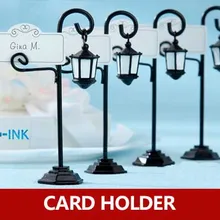 10 шт./партия, держатель для фото уличного света, держатель для карт сообщений уличного фонаря, держатель для карт памяти