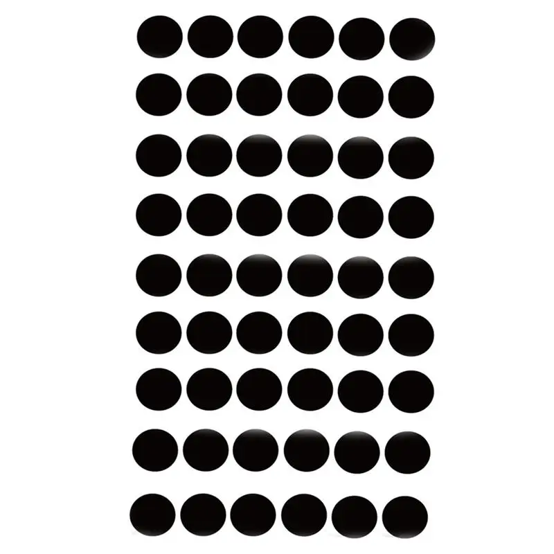 

Dot Wall Stickers Removable Dot Decals Round Sticker for Festive Wall Decor Baby Nursery Kids Room (Black)