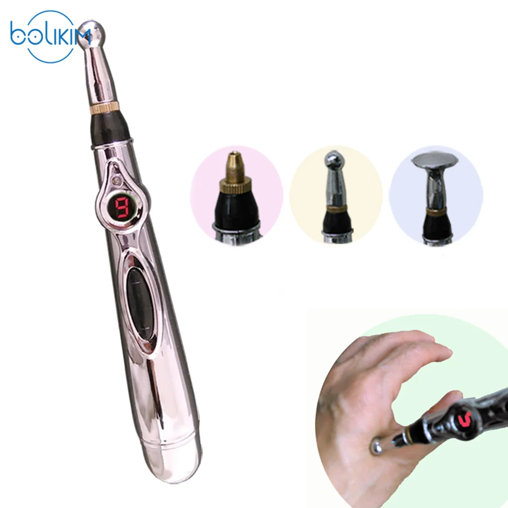 

BOLIKIM Brand Pain Relief Therapy Pen energy acupuncture pen electronic meridian acupuncture point detector therapy pen