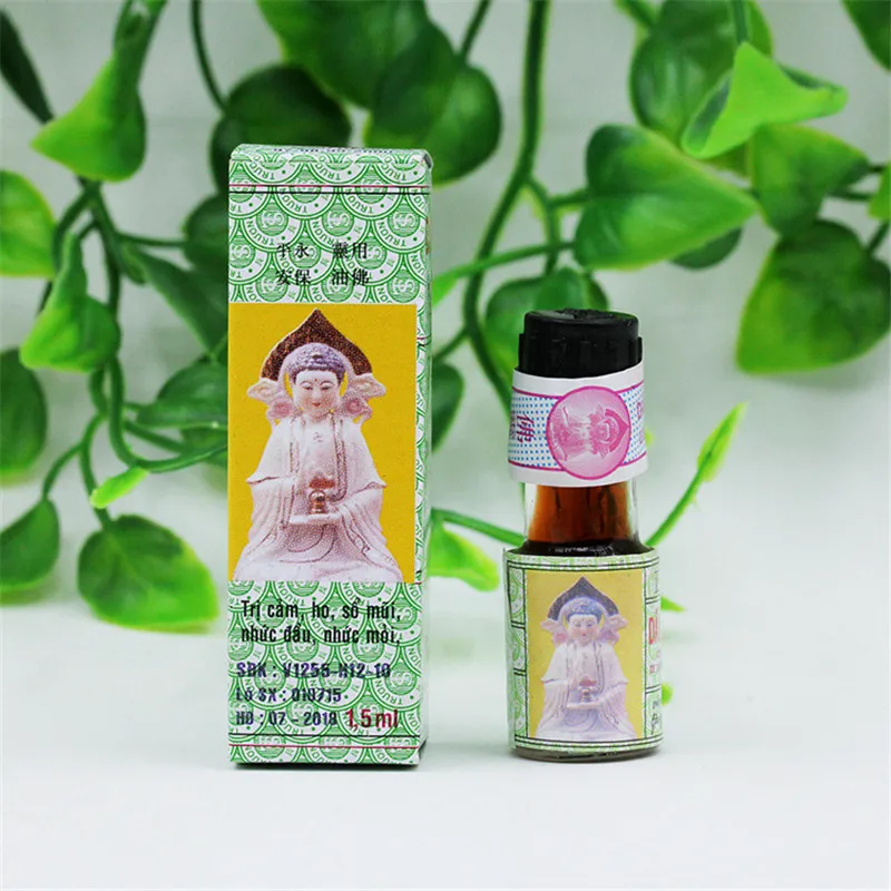 3pcs Natural Herbal Buddha Ointment Oil For Headache Toothache