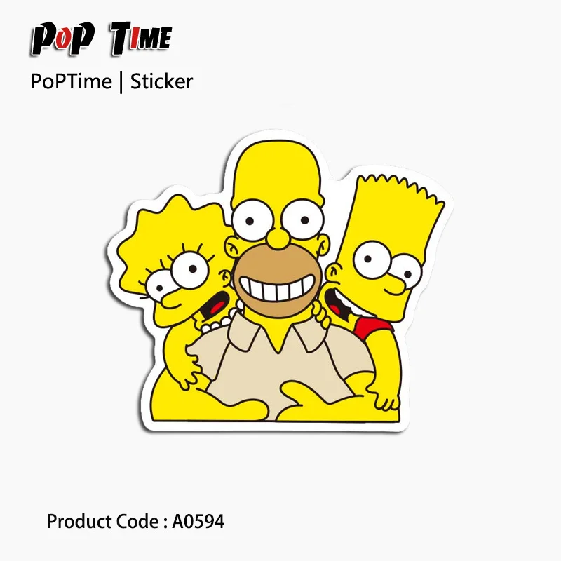 

A0594 Funny Simpson play games Hot Fashion Mixed stickers for kids Home decor on laptop decal fridge skateboard cut doodle toy