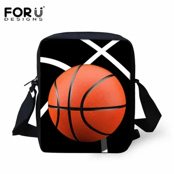 

FORUDESIGNS Small School Bags for Students 3D Ball Printing Kids Book Bags Fashion Small Messenger Bags Crossbody Bags Boys Girl