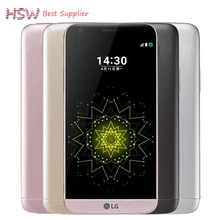 Оригинальный lg g5 4 gb ram 32 ГБ rom дисплей 5.3 “QHD IPS Snapdragon 820 Четырехъядерных процессоров 16MP Отпечатков Пальцев FDD LTE Смарт Сотовый телефон