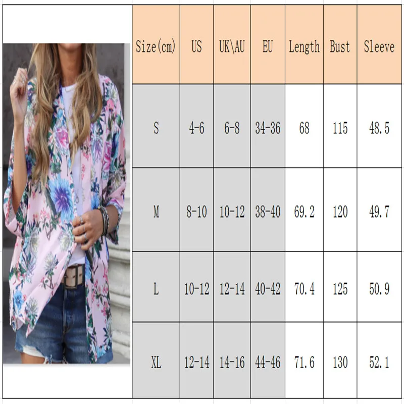 Весенне летнее Женское пальто с цветочным принтом кардиган повседневная куртка