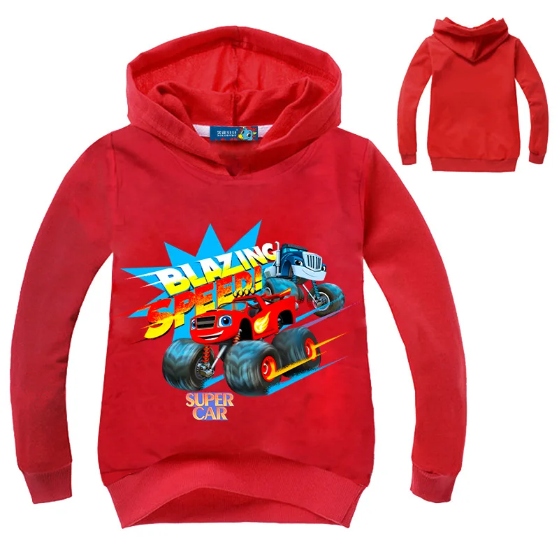 Детская толстовка с капюшоном Blaze Car Monster Machine|Толстовки и кофты| |