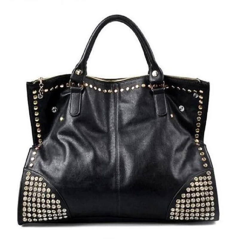 Best Selling Shoulder Bag Lady Fashion Bag Designer Punk Rivet Bag All