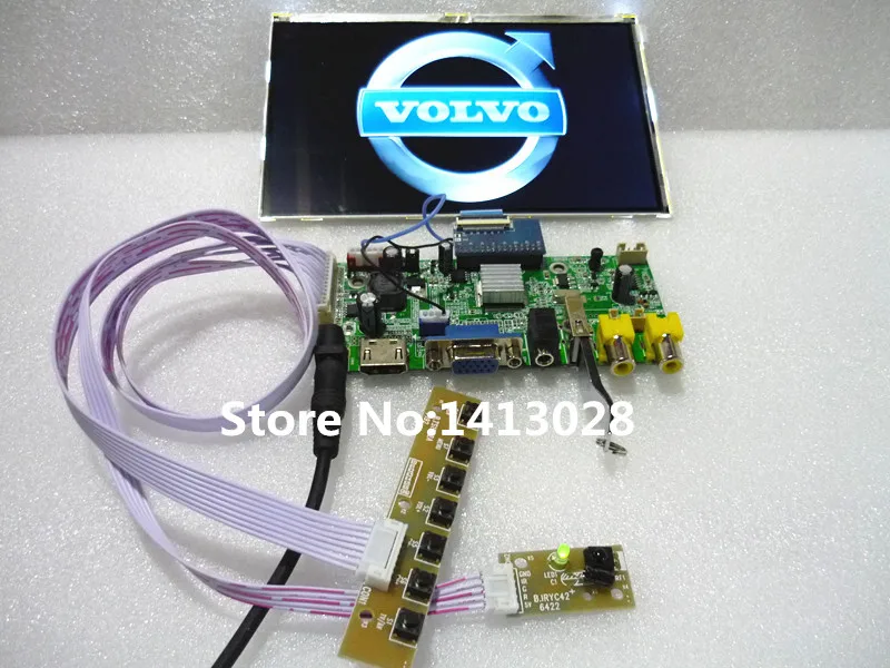HDMI + 2AV VGA HD камера заднего вида Драйвер платы USB 7 дюймовый Управление панель 1280*800.