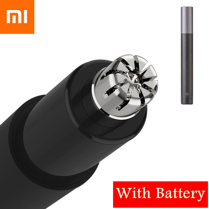 Pаспродажа Xiaomi Mijia HN1 мини электрический триммер для волос в носу, портативная Бритва для ушей в носу, машинка для стрижки волос, портативные легко испол...