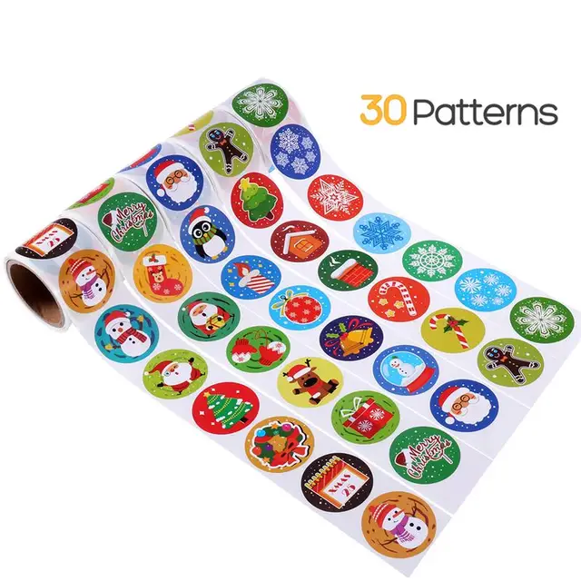 5 rolls christmas gift tag stickers adhesive christmas holiday decals labels - Decorative Christmas Gift Tags 5 rolls christmas gift tag stickers adhesive christmas holiday decals labels - Decorative Christmas Gift Tags