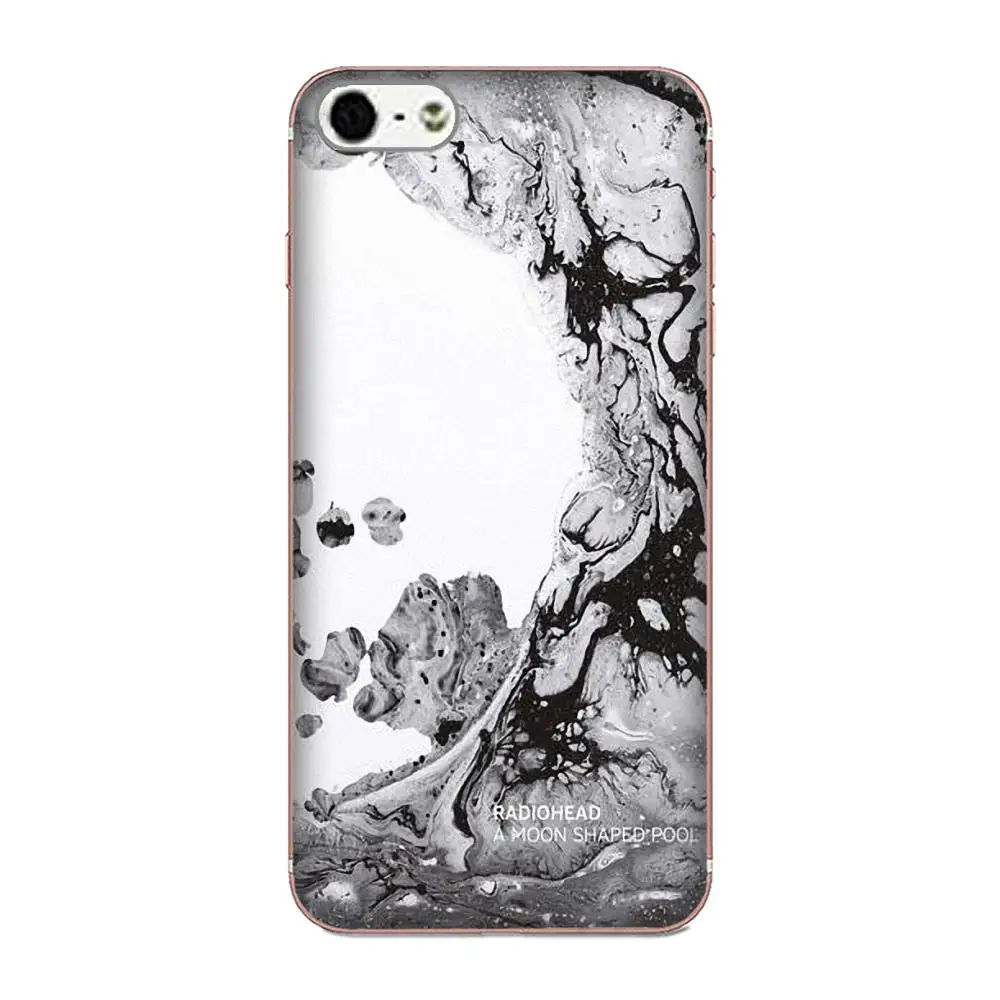 Черно белый логотип Radiohead для Sony Xperia Z Z1 Z2 Z3 Z4 Z5 compact Mini M2 M4 M5 T3 E3 E5 XA XA1 XZ Премиум ТПУ