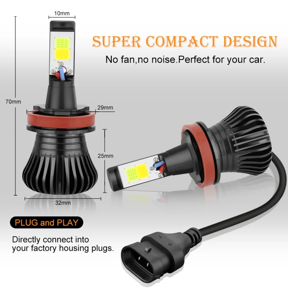 S& D 2 шт. H11 Светодиодный Противотуманные фары DRL дневные ходовые огни дрвинговые лампы Автомобильные огни двойной цвет 3000 К 6000 К автомобильная лампа 12 В белый желтый