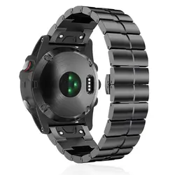 26 мм металлический ремешок из нержавеющей стали для Garmin Fenix 5x Plus быстрый релиз наручный ремешок для Garmin Fenix3 3 огнеупорные часы браслет