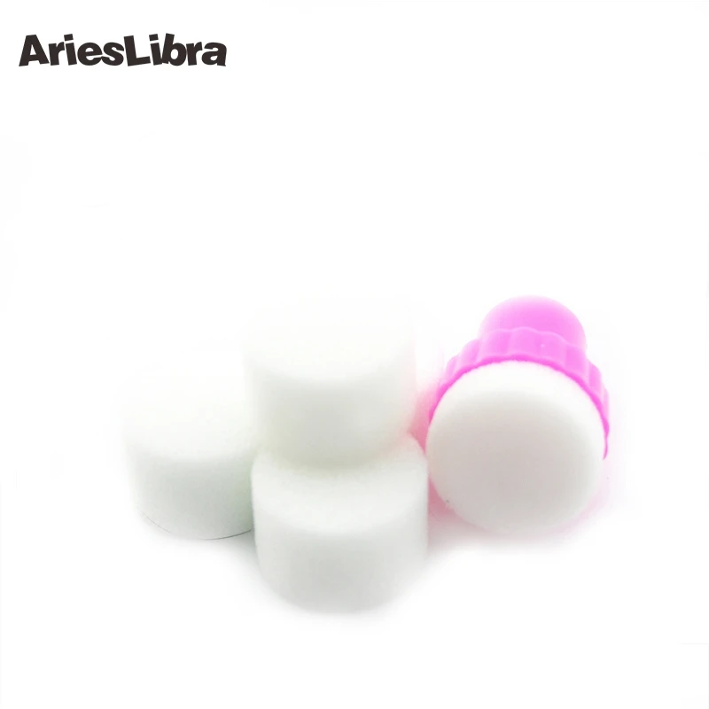 

AriesLibra Nail Scraper Stamper Silicone Sponge Printing Stencil Printer Nail Stamping Tools Nail Art Transparent