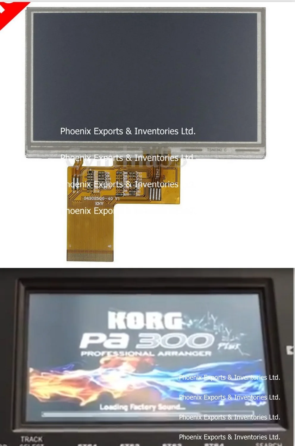 

Original KORG Display with Touch Screen Digitizer for Korg PA300 LCD Screen Display Touch Panel