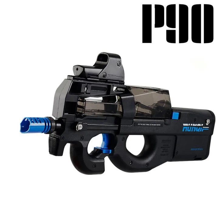 

5colors Outdoors Toys P90 Electric Toy Gun Graffiti Edition Live CS Assault Snipe Weapon Soft Water Bullet Bursts GunFor Kid