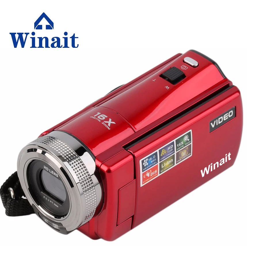 Winait Max 16mp с 2." TFT ЖК-дисплей Экран 16X цифровой зум Видеокамеры цифровые видеокамеры Регистраторы