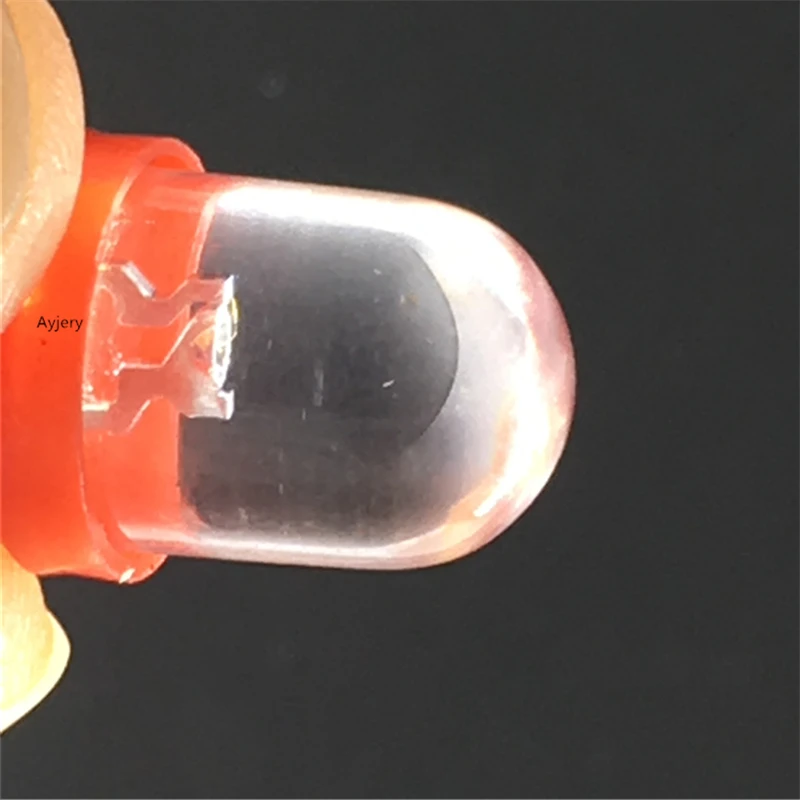 Ayjery 1000 шт 6V 6,3 V DC BA9S 1 светодиодный F8 1 SMD T4W T11 светодиодный лампы выпуклая линза белый синий красный янтарь зеленый пинбол автомобильные лампы