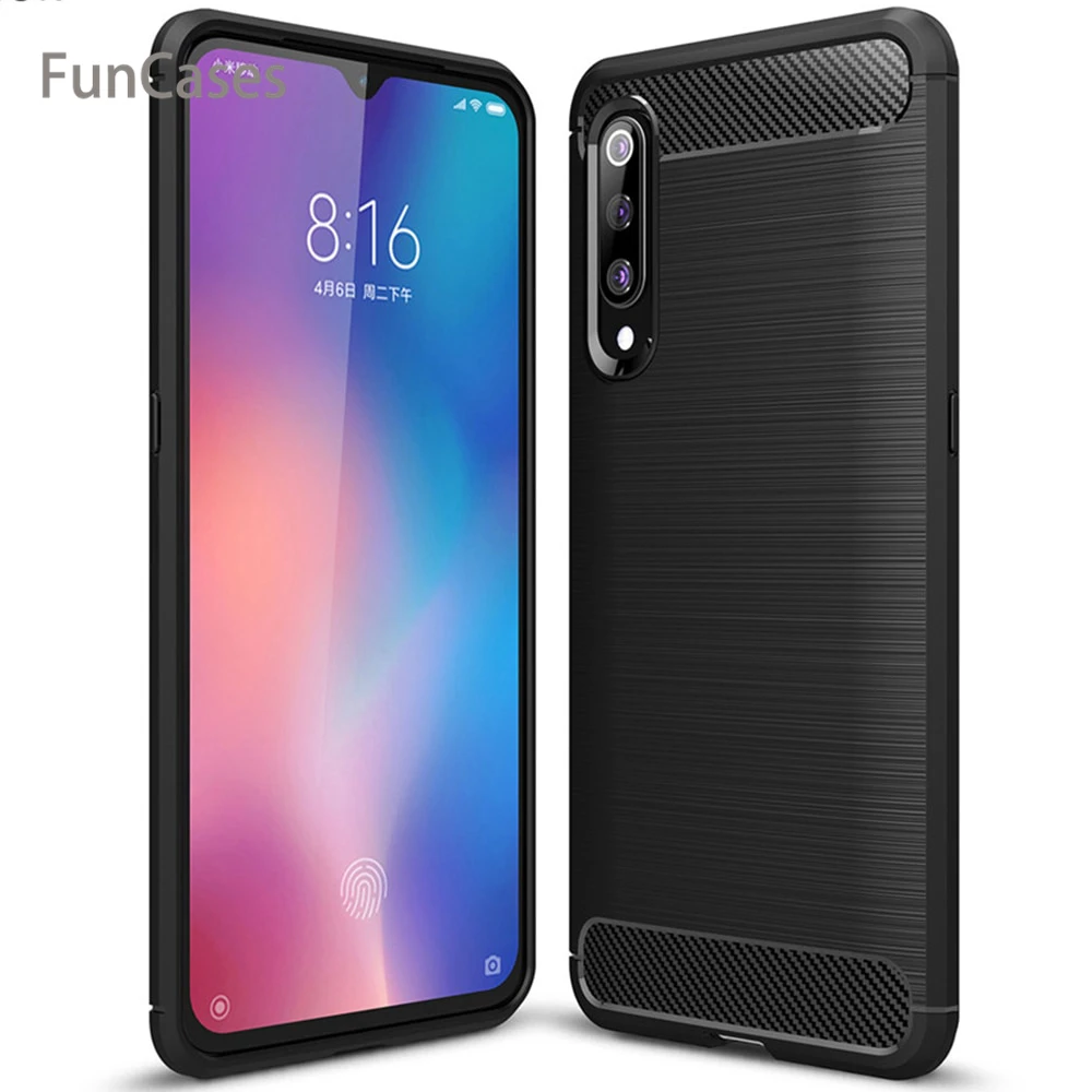 For Xiaomi Mi 9 Case Cover Luxury Shockproof Soft TPU Silicone Back Funda Coque Xiamomi Screen Xaiomi | Мобильные телефоны и