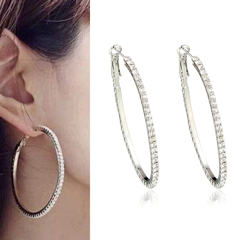 

1 Pair Women Lady Girl Earrings Ear Stud Drop Pendant Round Fashion Gifts Jewelry CX17