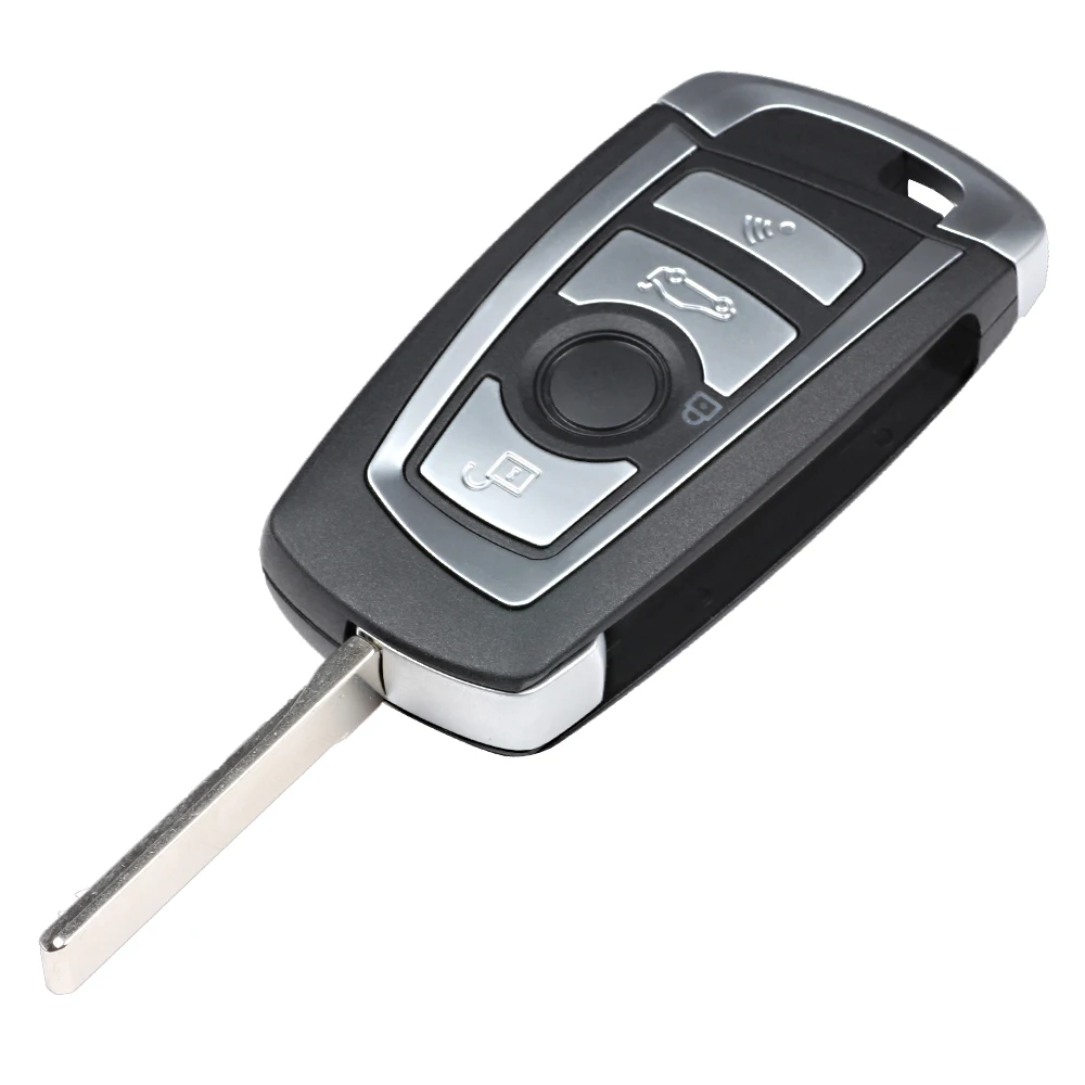 US $124.32 Keyecu 10PCS EWS Modified Flip Remote Key 4 Button 315MHz433MHz ID44 Chip 19982005 for BMW X5 Z3 Z4 HU92